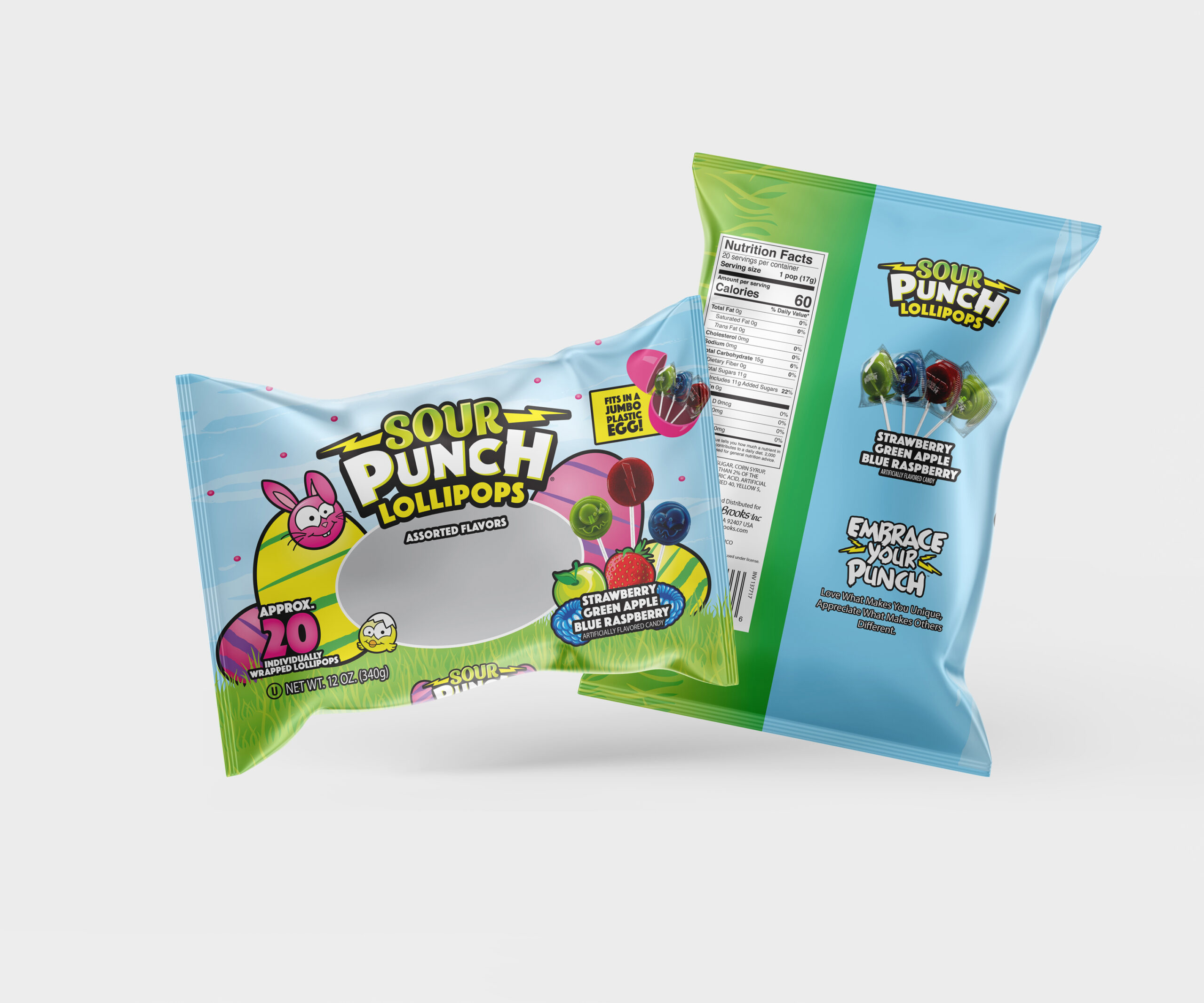 Sour Punch Lollipops